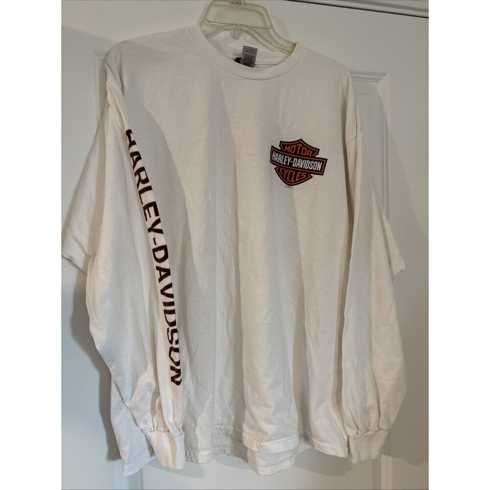 Harley-Davidson Jacksonville, FLorida Oldest Dealer White T-Shirt ADULT XL